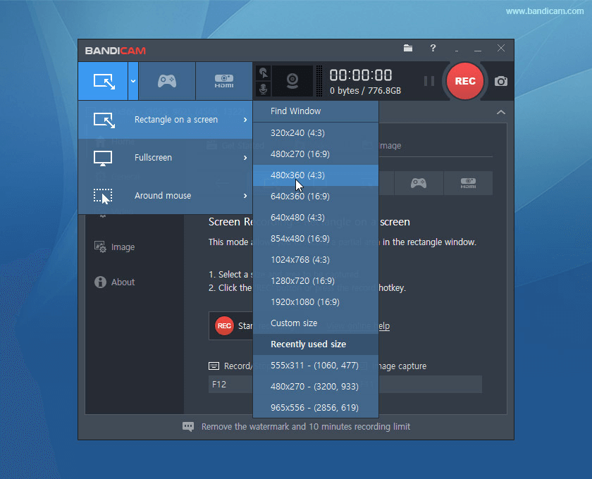 Bandicam Rejestrator Ekranu