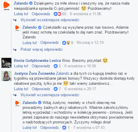 komunikacja marki z fanami na facebooku